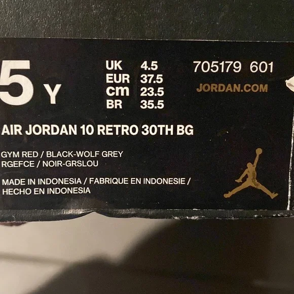 AIR JORDAN 10 RETRO 30TH BG